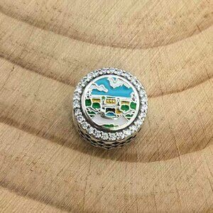 Pandora The Hotel Hershey Hershey, Pennsylvania Charm, S925 Silver Jewelry